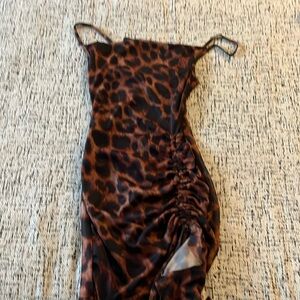 Cute body con cheetah dress